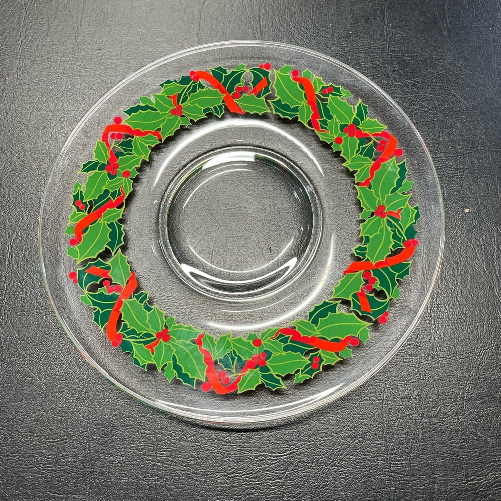 Vintage Avon holiday platter